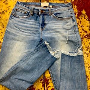 BKE Stella skinny ankle jeans size 28 light wash